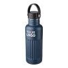 Recycled stainless steel double-walled drinking bottle (500 ml) Lior grey | No Branding | not available | not available