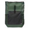 rPET polyester (600D) roll-top backpack Yani black | No Branding | not available | not available