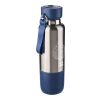 Stainless steel double-walled drinking bottle (500 ml) Zev blue | No Branding | not available | not available