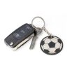 Recycled stainless steel soccer ball keychain Ciro black | No Branding | not available | not available
