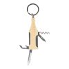 Bamboo multitool keychain Inaya brown | No Branding