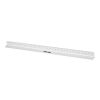 Aluminium 30 cm triangle-shaped ruler Tavi silver | No Branding