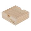 Pine wooden mini Sudoku set Kenza brown | No Branding