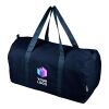 Recycled polycotton (330 gsm) duffle bag Tian blue | No Branding