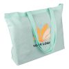 Oeko-Tex® cotton (140 gsm) shopping bag Tarin pastel green | No Branding