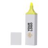 Recycled ABS text marker Kavi yellow | No Branding