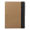 Wire bound notebook with ballpen. Stella black | No Branding | not available | not available
