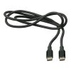 Nylon charging cable Jacob black | No Branding | not available | not available