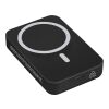 Recycled wireless charger powerbank Meno black | No Branding | not available | not available