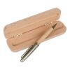 Beechwood ballpen Tobias brown | No Branding | not available | not available