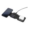 Wireless charger Trigo | Recycled | 3-in-1 black