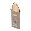 Wooden pencil set Gigi grey