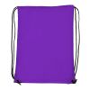 Polyester (210D) drawstring backpack Steffi purple