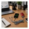 Nylon charging cable Felix red