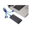 4-in-1 Charging cable set Idris blue