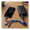 Nylon charging cable Leif red