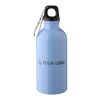 Recycled stainless steel single walled bottle (400 ml) Sable silver