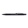 Recycled aluminium rubberized ballpen Formentera white