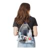 PVC drawstring backpack Kiki cobalt blue