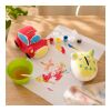 Plaster piggy bank Monika white