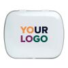 Tin case with mints Rocco white