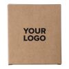 Cardboard box with chalk Orville brown
