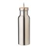 Stainless steel double-walled drinking bottle Odette silver