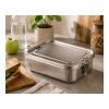 Stainless steel lunch box Kasen silver