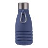 Silicone foldable drinking bottle 550 ml Erin grey