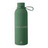Recycled stainless steel double-walled drinking bottle (500 ml) Sena white