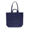 Recycled cotton shopping bag Bennett blue