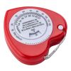 BMI tape measure Francine, ABS red | No Branding | not available | not available