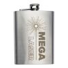 Stainless steel hip flask Benedict silver | No Branding | not available | not available