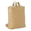Laminated paper (310 gr/m²) backpack Samanta brown | No Branding