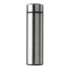 Stainless steel thermos bottle (450 ml) with LED display Fatima black | No Branding | not available | not available