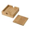 Bamboo coaster set Archer bamboo | No Branding | not available | not available