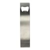 Stainless steel bottle opener Tim silver | No Branding | not available | not available