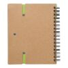 Recycled paper notebook Angela light green | No Branding | not available | not available