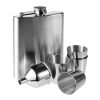 Stainless steel hip flask Brittany silver | No Branding | not available | not available