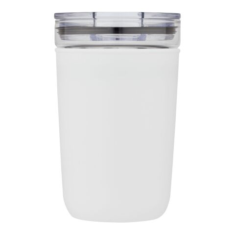 Bello 420 ml glass tumbler with recycled plastic outer wall Standard | white | Not applicable | No Branding | not available | not available