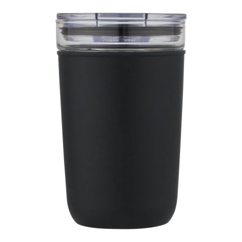 Bello 420 ml glass tumbler with recycled plastic outer wall Solid black | not available