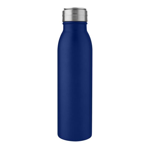 Harper 700 ml stainless steel sport bottle with metal loop Standard | Mid blue | No Branding | not available | not available
