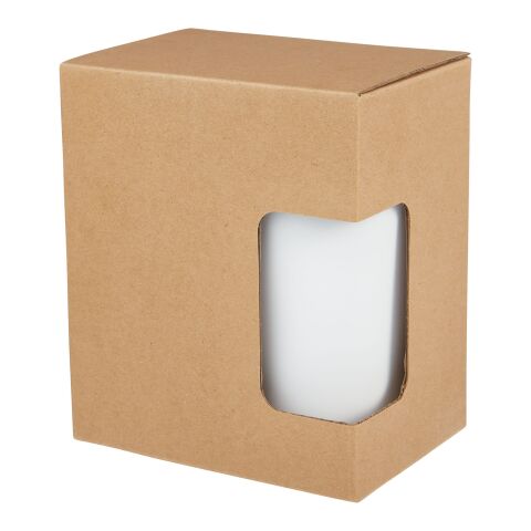 Nordia 400 ml double-wall recycled mug Standard | White | No Branding | not available | not available