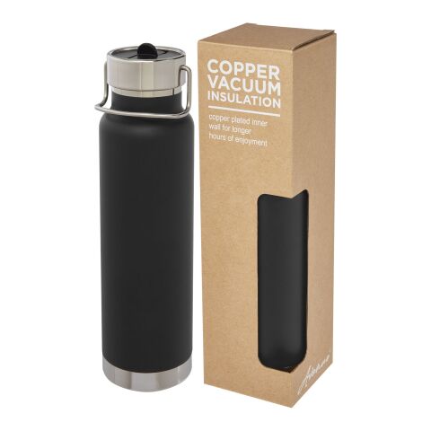 Thor 750 ml copper vacuum insulated sport bottle Standard | Solid black | not available | No Branding | not available | not available