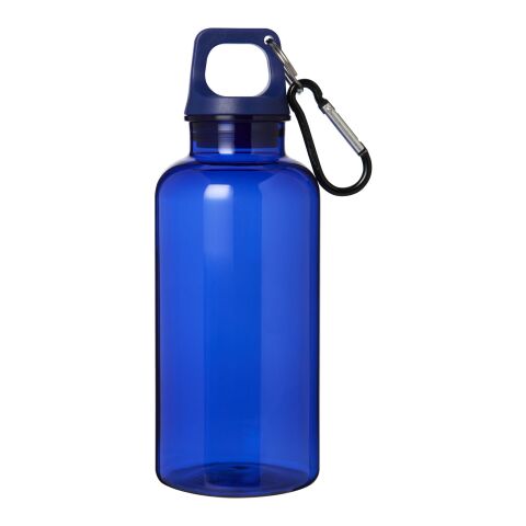 Oregon 400 ml RCS certified recycled plastic water bottle with carabiner Blue | not available | No Branding | not available | not available