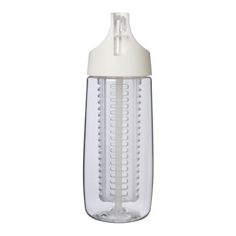 HydroFruit recycled plastic bottle 700ml with infuser Standard | White | No Branding | not available | not available