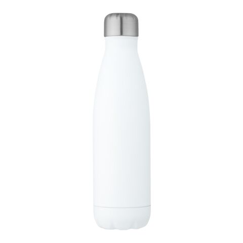 Cove 500ml recycled stainless steel vacuum insulated bottle Standard | White | No Branding | not available | not available