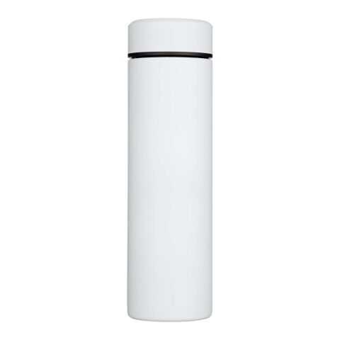 Taylor 450 ml double wall stainless steel flask with tea strainer Standard | White | No Branding | not available | not available