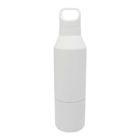 Odessy 600 ml RCS certified recycled stainless steel insulated bottle with 300 ml cup Standard | White | Not applicable | No Branding | not available | not available