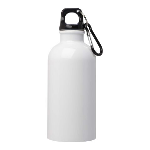 Oregon 400 ml RCS certified single wall stainless steel water bottle with carabiner Standard | White | Not applicable | No Branding | not available | not available